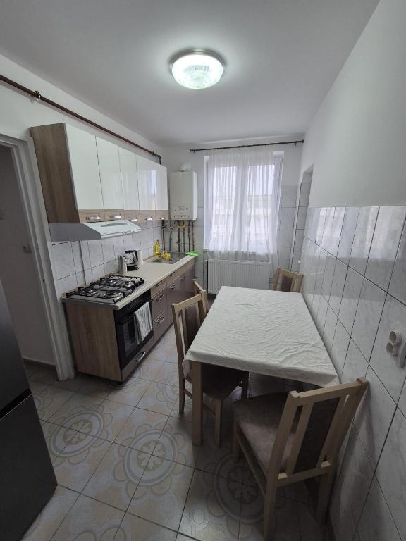 Kuchyň nebo kuchyňský kout v ubytování CLASSY Suite 20