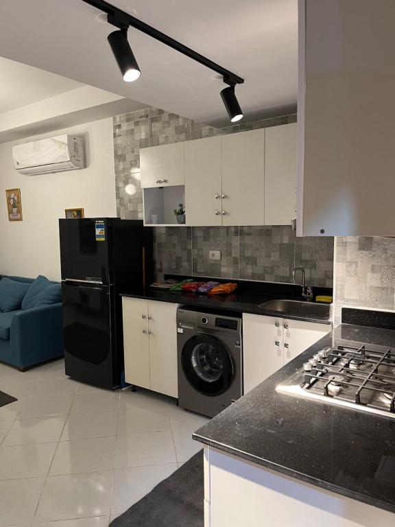 Η κουζίνα ή μικρή κουζίνα στο Apartment in Sunny Village Nabq-sharm