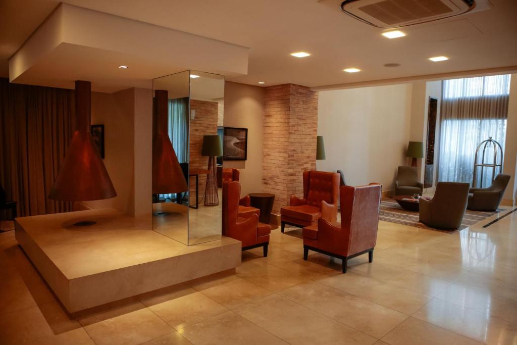 Posezení v ubytování Cobertura Duplex Villa Paulista