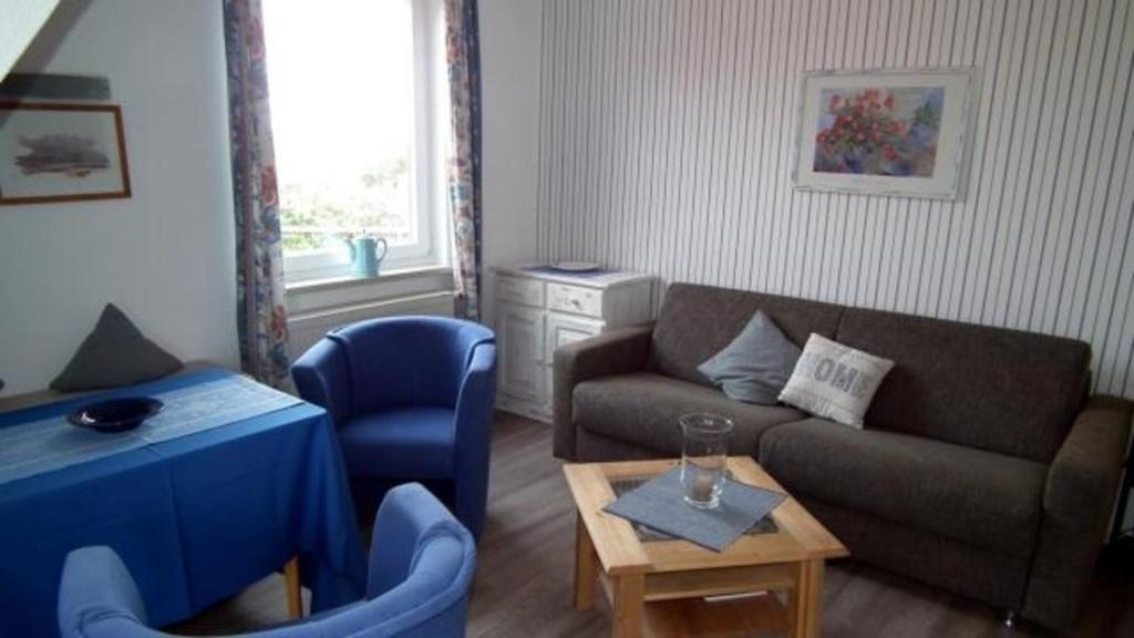 Et opholdsområde på Wohnung 4 im Haus Wattenblick