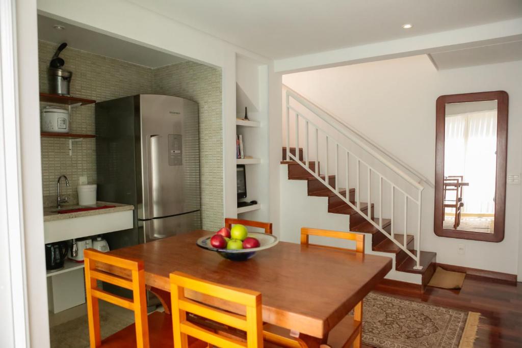 Kuchyň nebo kuchyňský kout v ubytování Cobertura Duplex Villa Paulista