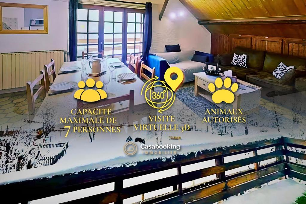 Fotografie z fotogalerie ubytování Casa-Le Gerland : joli duplex dans chalet St-Véran v destinaci Saint-Véran