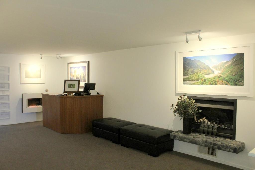 Vstupní hala nebo recepce v ubytování Franz Josef Oasis