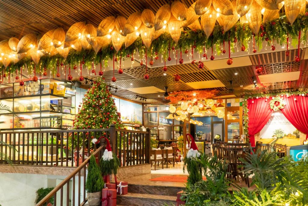 Εστιατόριο ή άλλο μέρος για φαγητό στο Doha Central Bliss Danang Hotel by Haviland