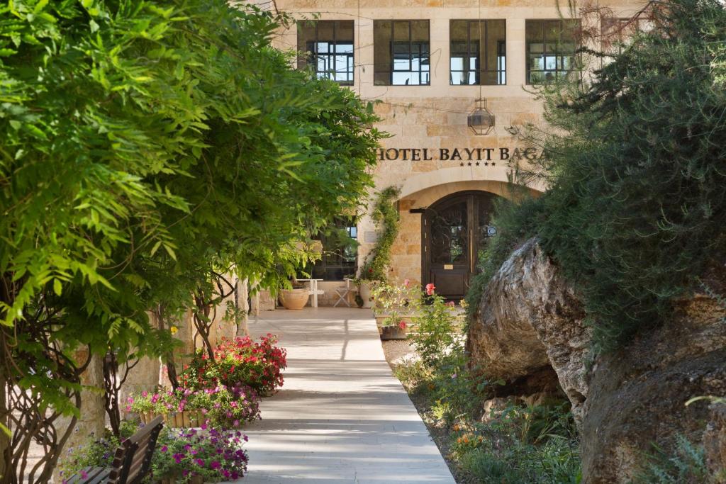 Zahrada ubytování Herbert Samuel Bayit Bagalil Boutique