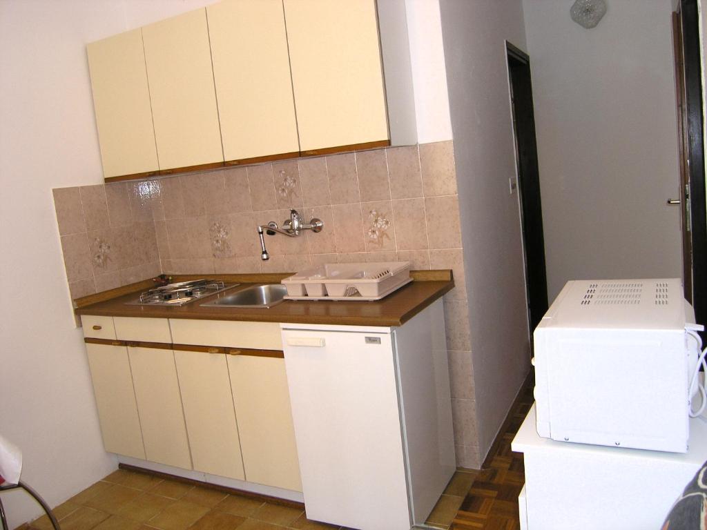 Kuchnia lub aneks kuchenny w obiekcie Apartment Kletuš