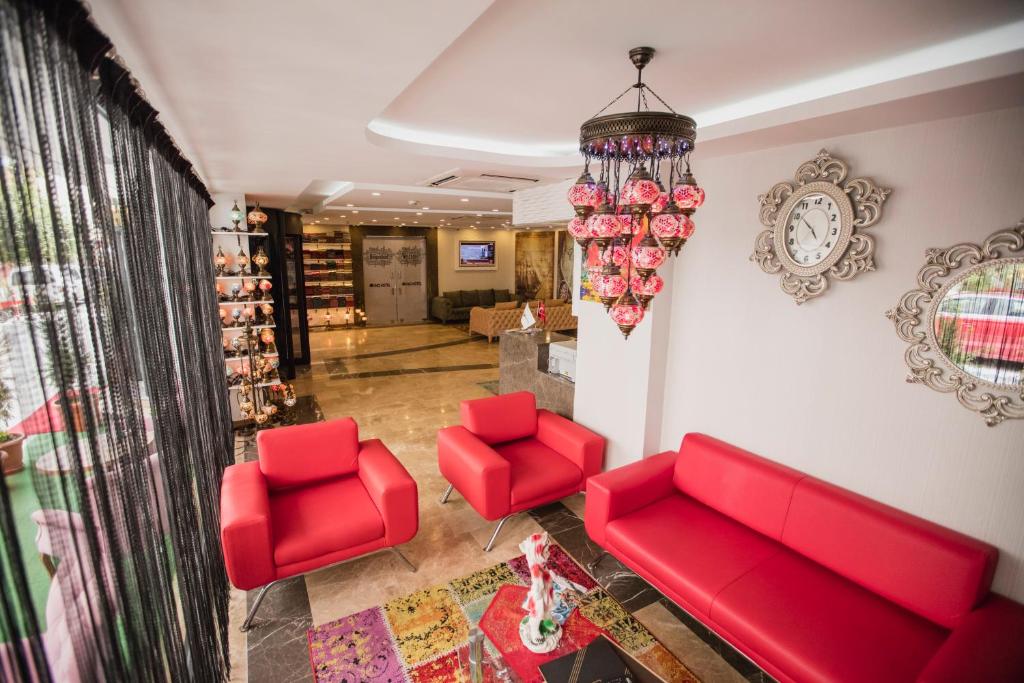 Posezení v ubytování Royal İnci Hotel