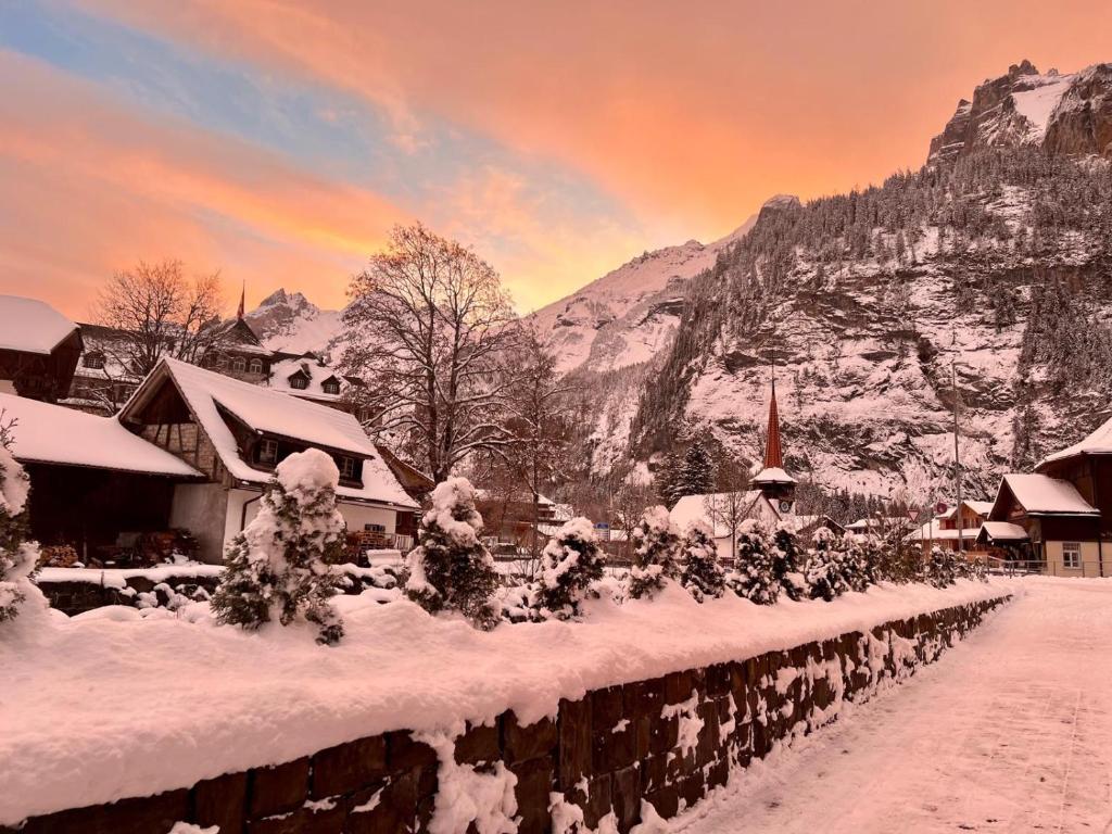 Üldine mäevaade või majutusasutusest Chalet Alpine pildistatud vaade