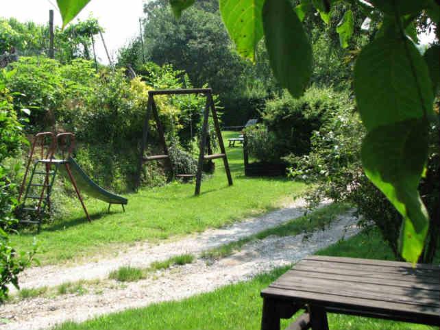 Zahrada ubytování B&B Casale Onida