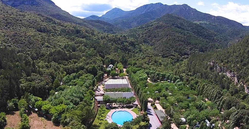 Naturlandskabet i nærheden af campingpladsen