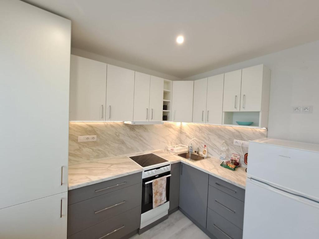 Una cocina o cocineta en Apartmán Convent