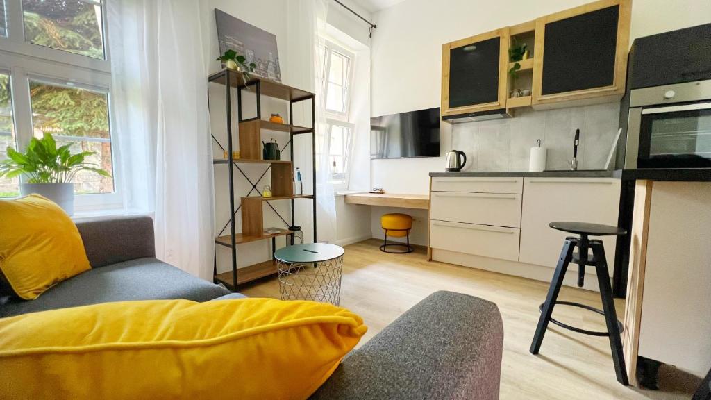 Η κουζίνα ή μικρή κουζίνα στο Studio Kopernika 10