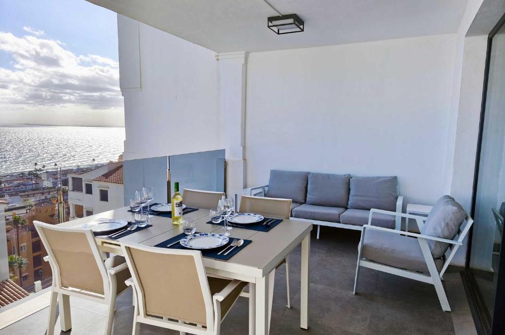 Et opholdsområde på Blue Suites 204