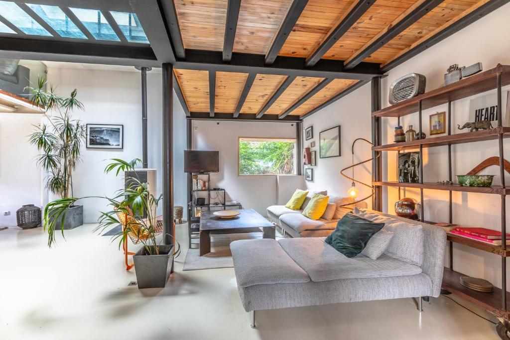 Χώρος καθιστικού στο Lakaz - Loft à Seignosse