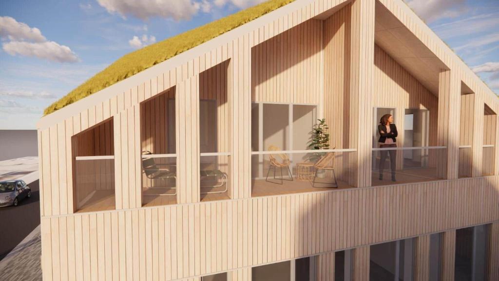 En balkon eller terrasse på 1086-Hvide-Sande-Badevej-17-C-1-TH