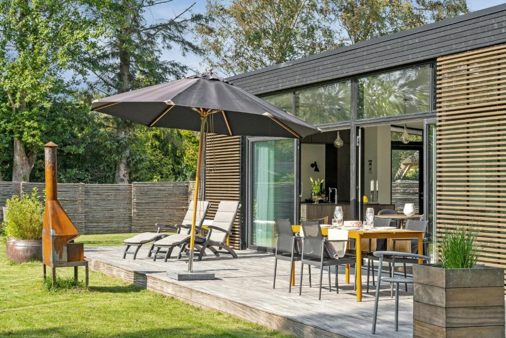 Zahrada ubytování Forkælelse I Arkitekttegnet Hus Ved Vejby