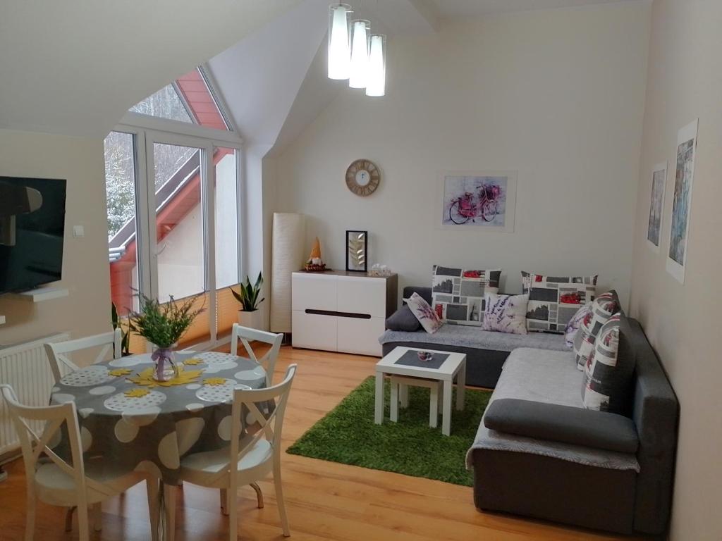 Χώρος καθιστικού στο Apartament Alias