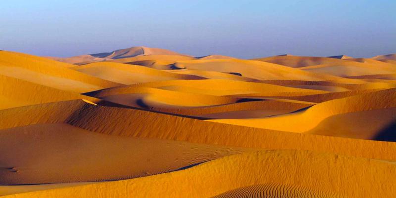 Paesaggio naturale nelle vicinanze del campeggio