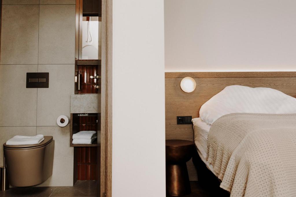 Koupelna v ubytování Bryggjan Boutique Hotel