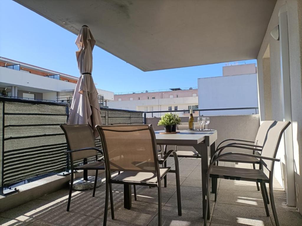 Balkón nebo terasa v ubytování Le Cap Eden