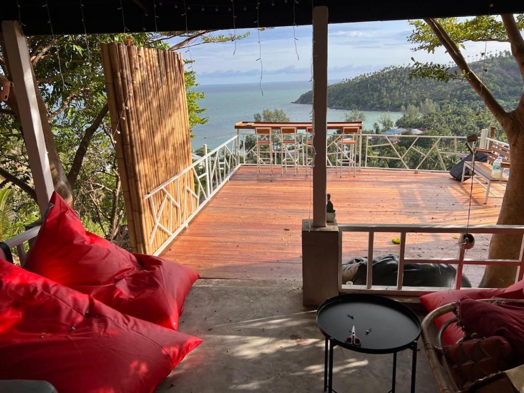 Naturlandskabet i nærheden af feriehuset