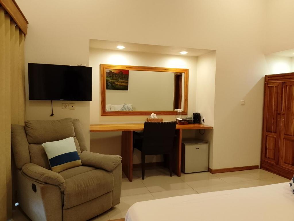 Et tv og/eller underholdning på Villa Faris