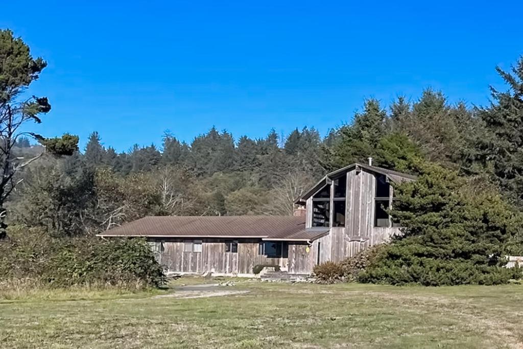 El edificio en el que está la casa de vacaciones