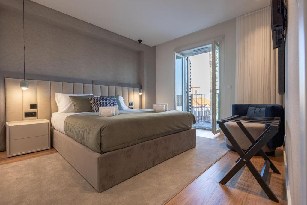 Ένα ή περισσότερα κρεβάτια σε δωμάτιο στο Cathedral Houses