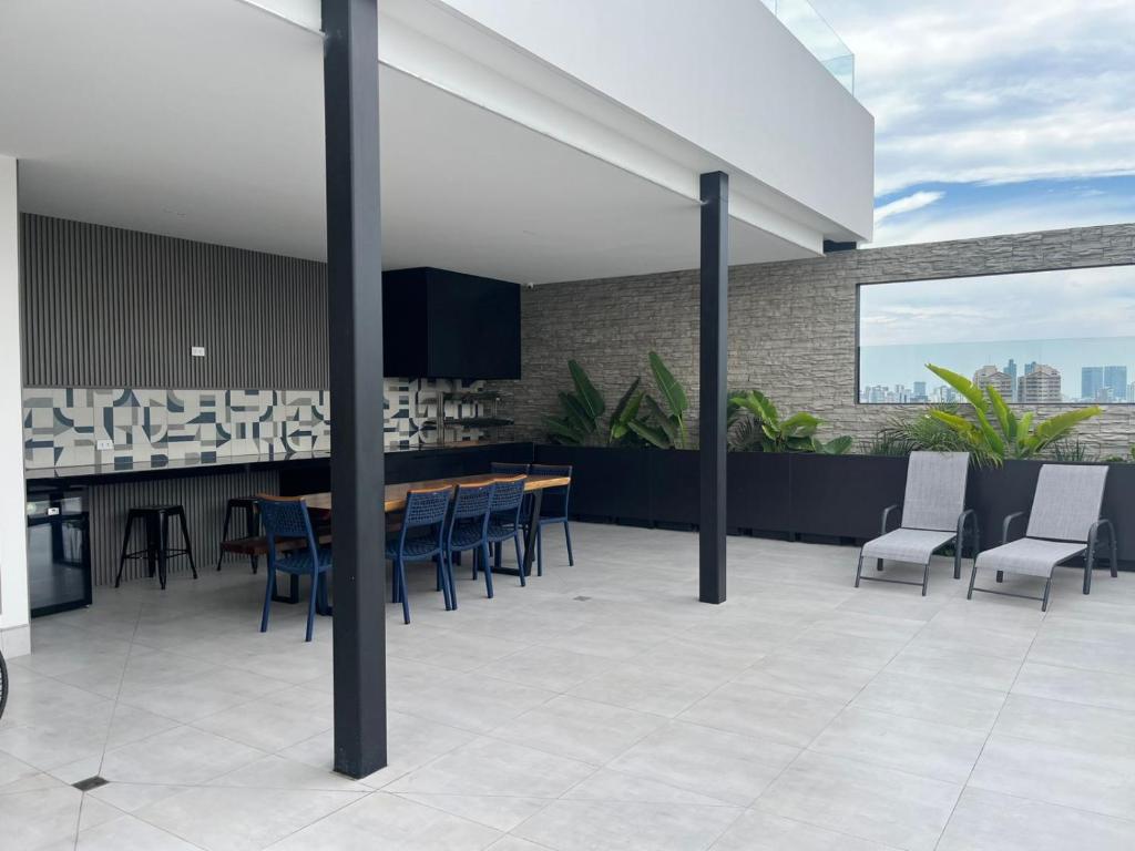 Μια τηλεόραση ή/και κέντρο ψυχαγωγίας στο Monoambiente, capacidad 3 personas