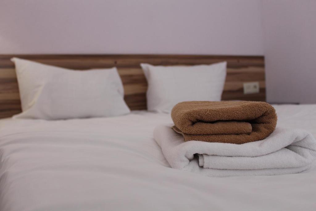Postel nebo postele na pokoji v ubytování Hotel Restaurant Vizit