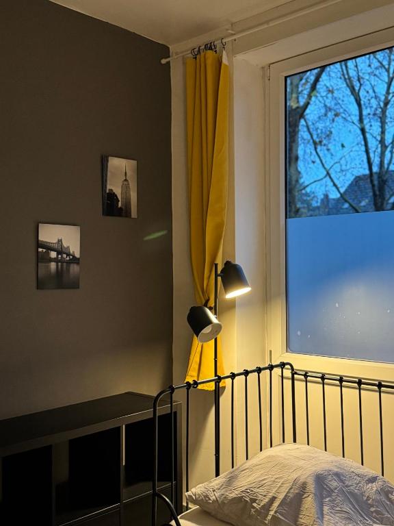 En eller flere senge i et værelse på Office Modern Nähe Hauptbahnhof