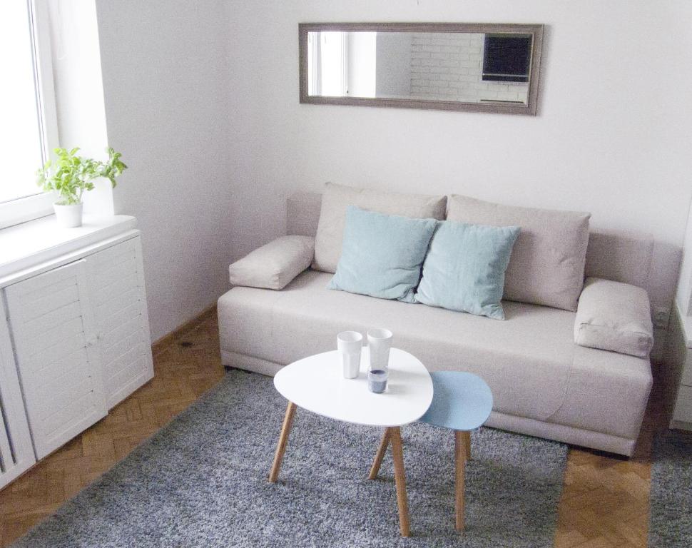 Posedenie v ubytovaní Studio in heart of Warsaw