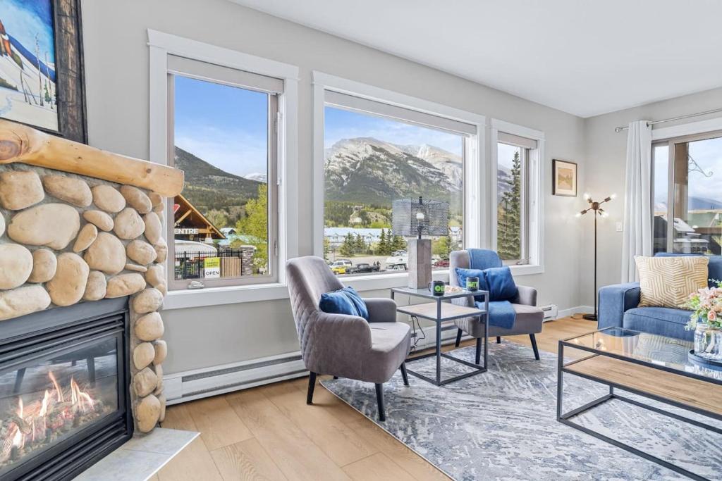 Общий вид на горы или вид на горы из дома для отпуска