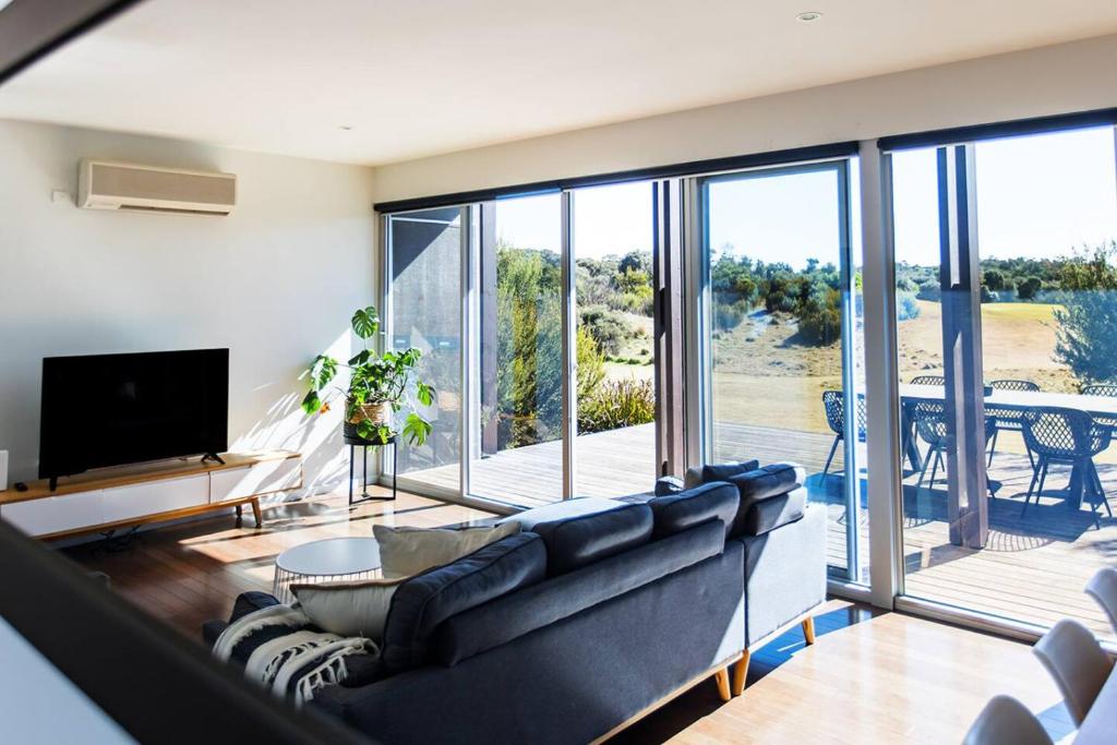 Χώρος καθιστικού στο St Andrews Golf Course and Nature Getaway