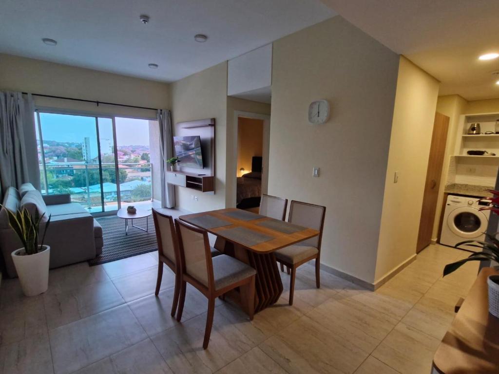 Posezení v ubytování Edificio Ágora Villamorra Ensueño