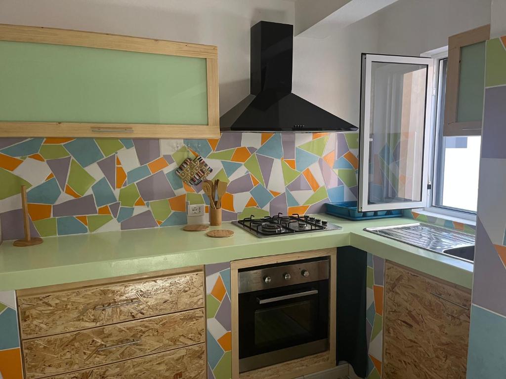 Η κουζίνα ή μικρή κουζίνα στο Rosa dei venti 3