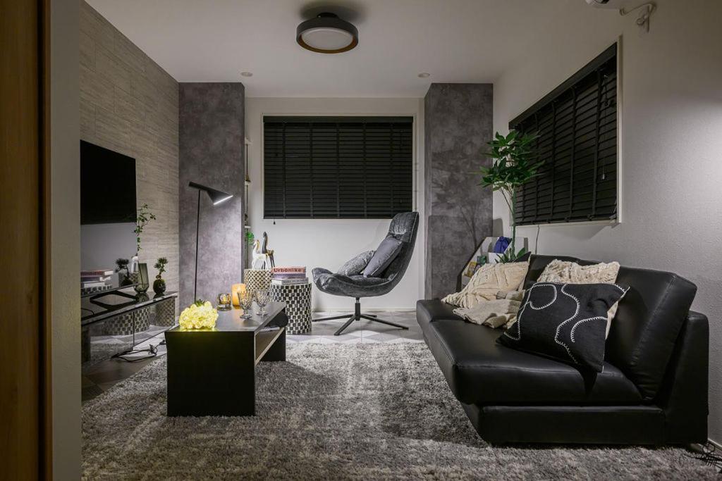 Posezení v ubytování Skytree View Riverside Terrace