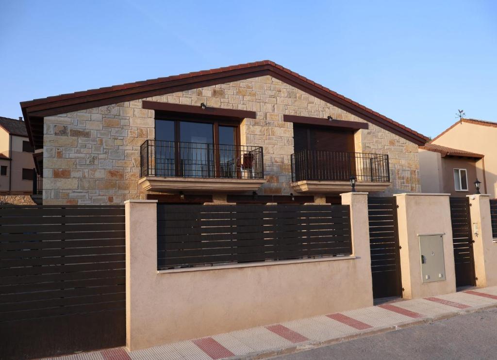 Bygningen som villaen ligger i