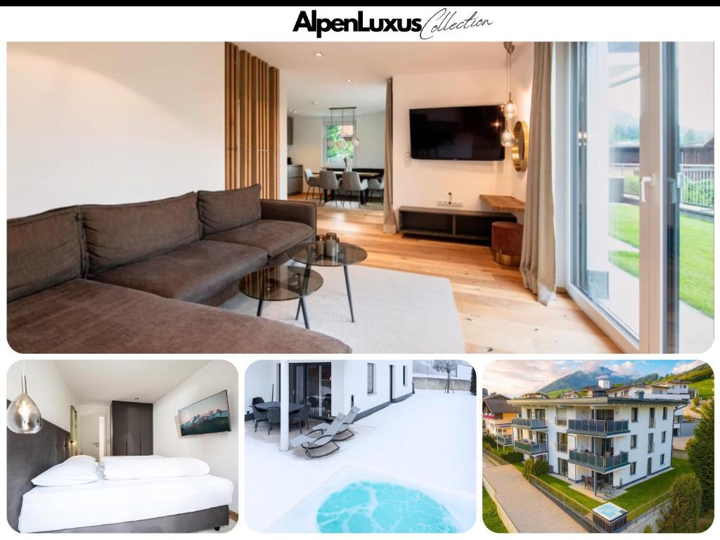 Μια τηλεόραση ή/και κέντρο ψυχαγωγίας στο HEAVEN 7 SUITE - AlpenLuxus Collection