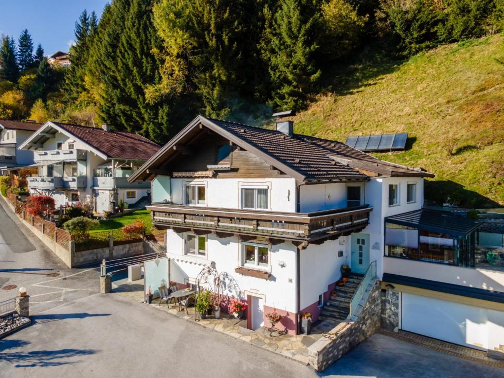 an aerial view of a house in a village at Sonnenschein I in Stuhlfelden