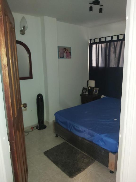 Postel nebo postele na pokoji v ubytování Hermoso Apartamento Brisas de Gaira, Santa Marta