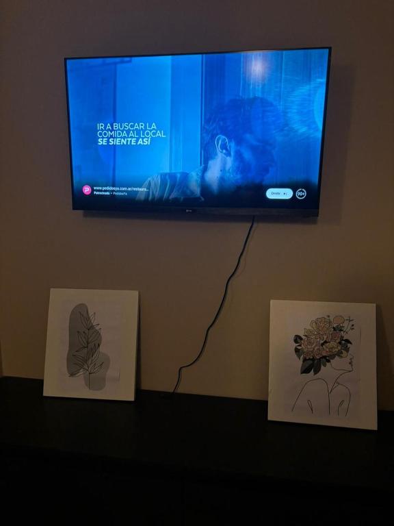 TV a/nebo společenská místnost v ubytování Céntrico dpto