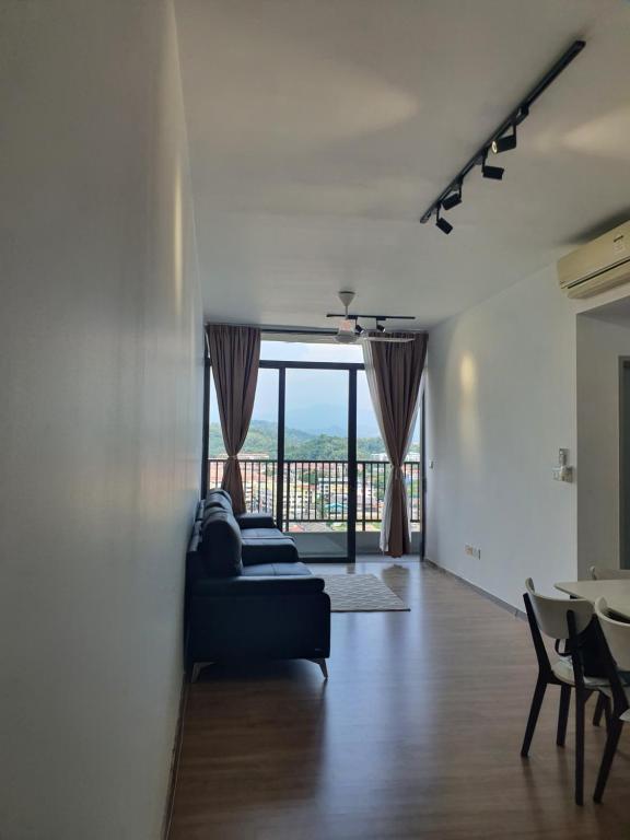 Χώρος καθιστικού στο JT Homestay