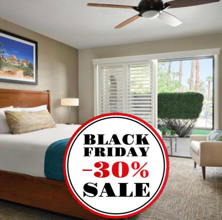 Ένα ή περισσότερα κρεβάτια σε δωμάτιο στο Hyatt Vacation Club at Desert Oasis