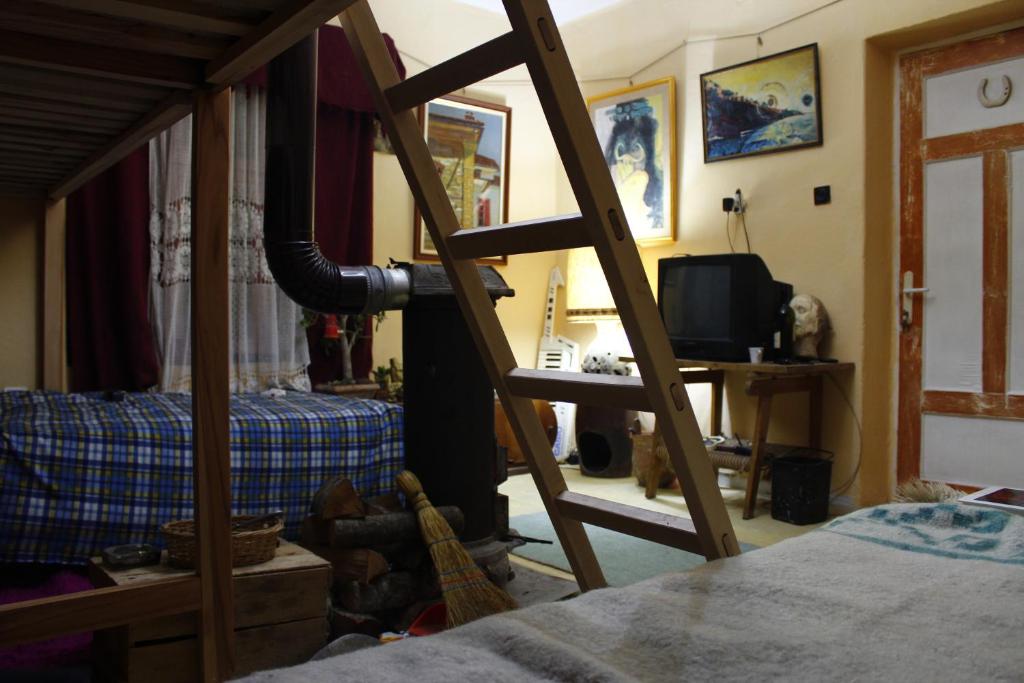 Postel nebo postele na pokoji v ubytování At Home Hostel