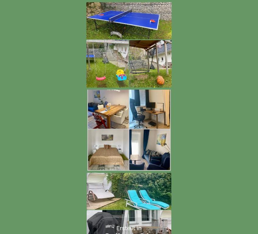 Φωτογραφία από το άλμπουμ του 2 Zimmer Ferienwohnung mit Terrasse Grill Schaukel Tischtennis fußläufig zu S-Bahn nach München und See σε Worthsee