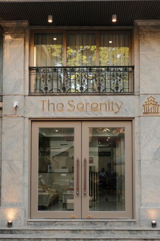 a store front with a sign that reads the security at The Serenity Hanoi in Hanoi