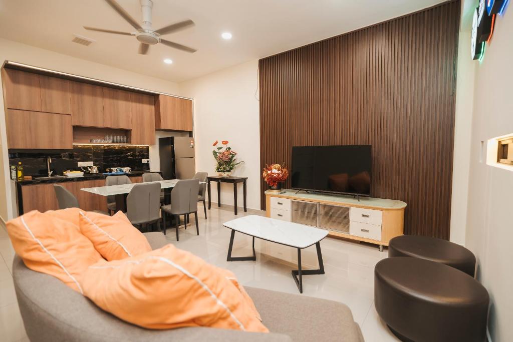 Μια τηλεόραση ή/και κέντρο ψυχαγωγίας στο JB Tebrau Aeon Toppen Ikea-Free WI-FI