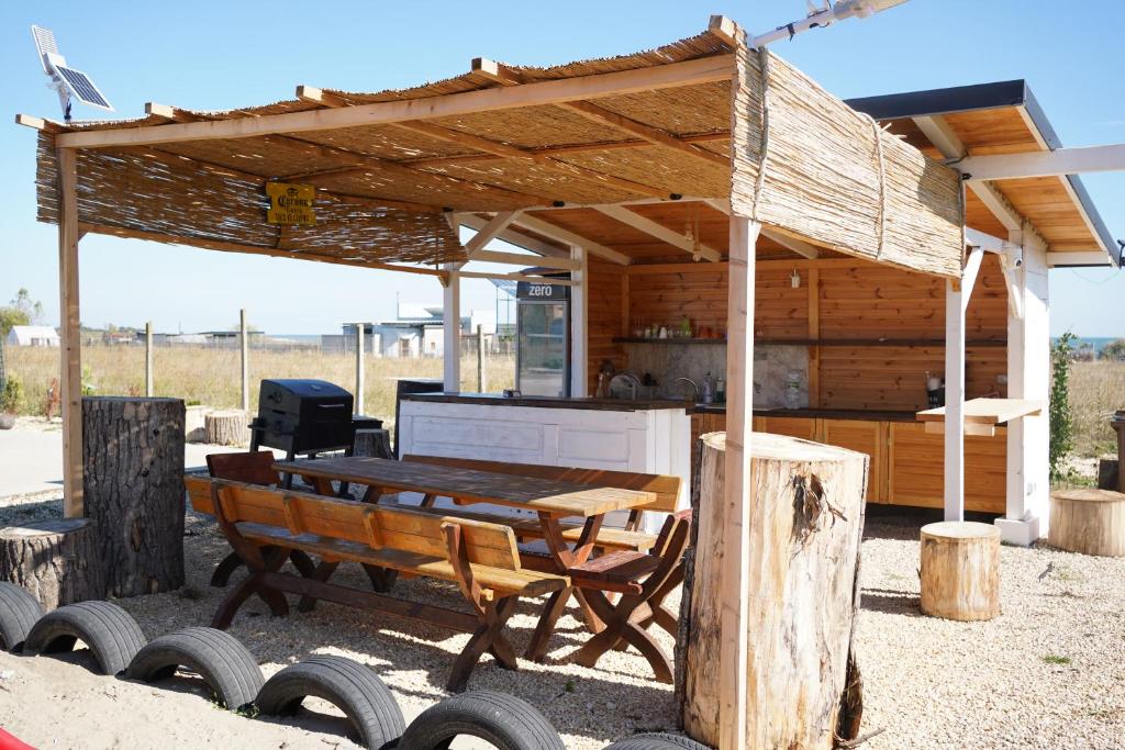 Patio nebo venkovní prostory v ubytování Loggia Corbu