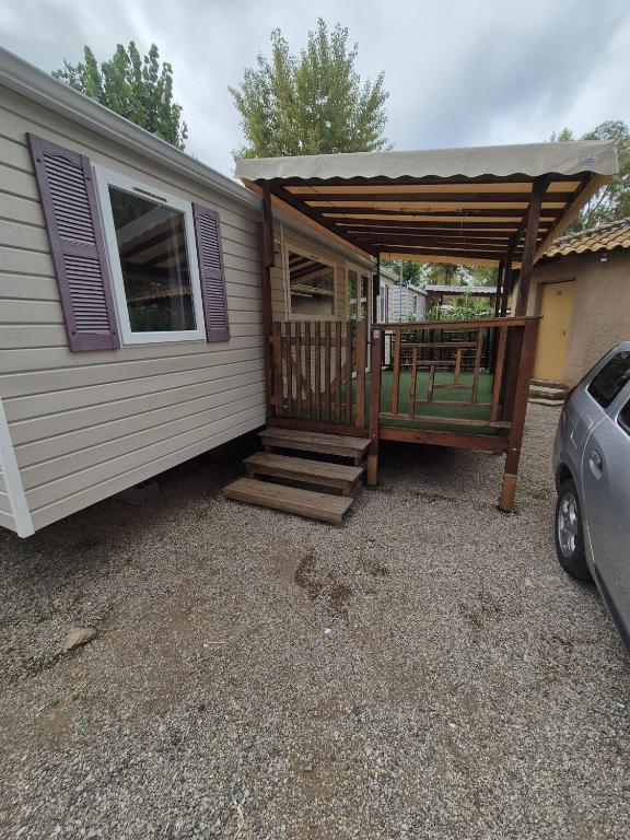 Vias plage "MER & SOLEIL" Mobil home camping La Carabasse 6 a 8 personnes